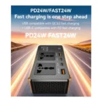 Yesido VC07 200W Power DC To AC Car Inverter