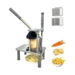 Manual Commercial Irish Potato Chips Cutter French Fry Cutter Vegetable Chopper With 2 Replaceable Blades
