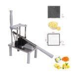 Manual Commercial Irish Potato Chips Cutter French Fry Cutter Vegetable Chopper With 2 Replaceable Blades