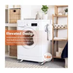 Heavy Duty Washing Machine Stand & Fridge Stand Base – Adjustable Appliance Rollers (Pair)