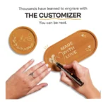 Rechargeable Engraving Pen – Precision Cordless Engraver with 30 Bits, LED Display & USB-C Fast Charging