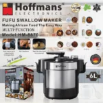 Hoffmans 6L Automatic Fufu Maker, Ugali Maker, Posho and Swallow Maker 1000W HM-8870