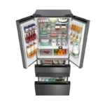 Midea 692L 4-Door French Door Smart Refrigerator – No Frost, Dual Inverter, Platinum Fresh+, WiFi, MDRF692