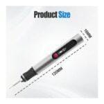 Rechargeable Engraving Pen – Precision Cordless Engraver with 30 Bits, LED Display & USB-C Fast Charging