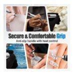 Rechargeable Engraving Pen – Precision Cordless Engraver with 30 Bits, LED Display & USB-C Fast Charging
