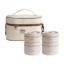 4pcs Insulated Lunch Box Set – 4 Stackable Lunch Box Containers with Thermal Bag – Leakproof & Portable