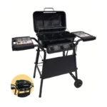 Boma BM-700 3 - Burner Propane Gas Grill – 27,000 BTU Outdoor BBQ