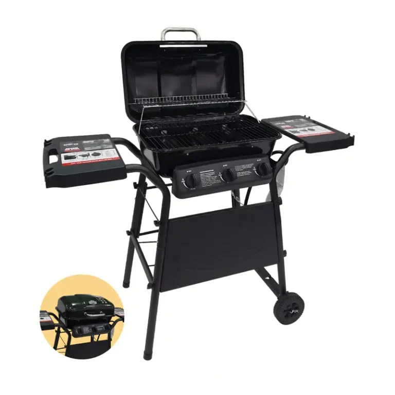 Boma BM-700 3 - Burner Propane Gas Grill – 27,000 BTU Outdoor BBQ