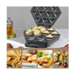 DSP KC1221 Electric Samosa Dumpling Maker – Cavity Non-Stick Mold, 1200W