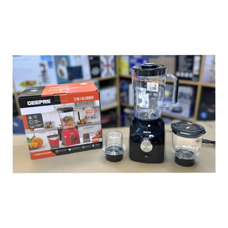 Geepas GSB44034N 3-in-1 Blender – 600W, 1.8L