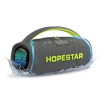 Hopestar A65 300W Rechargeable Portable Bluetooth Speaker With Wireless Mic – Big Bass, 27000mAh, 8hrs, IPX6 Waterproof