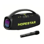 Hopestar A65 300W Rechargeable Portable Bluetooth Speaker With Wireless Mic – Big Bass, 27000mAh, 8hrs, IPX6 Waterproof