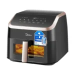 Midea MF-CY85WK2 8.5L Digital Air Fryer with See-Thru Window – 8-in-1 Functions, Heatexpress