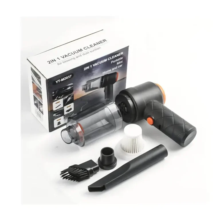 YT-M2037 2-in-1 High-Power Portable Vacuum Cleaner Blowing + Suction – Upright & Handheld, USB Rechargeable, Wireless Mini Vacuum