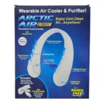 Arctic Air Freedom (AAFR-1) – Wearable Neck Fan, Air Cooler & Ionic Air Purifier – Rechargeable, 3 Speeds – White