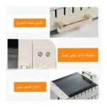 Indoor BBQ Kebab Skewers Grill – Smokeless Auto Rotating Electric Barbecue Grill with Rotisserie, 3-In-1 Tabletop Grill with Dual-Zone 1000W