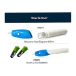Engraving Pen With 2 Tips - Battery Powered