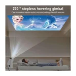 Sucetiho 4K/8k Portable Mini LED Smart Projector with Android 11 & Rotatable Stand