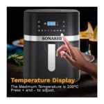 Sonashi SAF-800N 8L Digital Air Fryer
