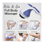Relax & Spin Tone 5-In-1 Full Body Massager – 2500 RPM | 25W