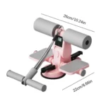 Portable Sit-Up Bar Foot Holder with Resistance Band – Ab Training Device