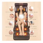 Full Body Massage Cushion Mat with Heat Therapy & Removable Neck Pillow