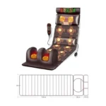 Full Body Massage Cushion Mat with Heat Therapy & Removable Neck Pillow