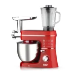 RAF 5-in-1 Multifunctional Stand Mixer With Blender & Meat Grinder – 7.0L Stainless Steel Bowl, 1400W R.6676R