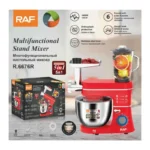 RAF 5-in-1 Multifunctional Stand Mixer With Blender & Meat Grinder – 7.0L Stainless Steel Bowl, 1400W R.6676R