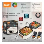 RAF R.5409 Original 3-in-1 Hot Pot Grill – 2.5L Electric Hot Pot & Grill, 1800W