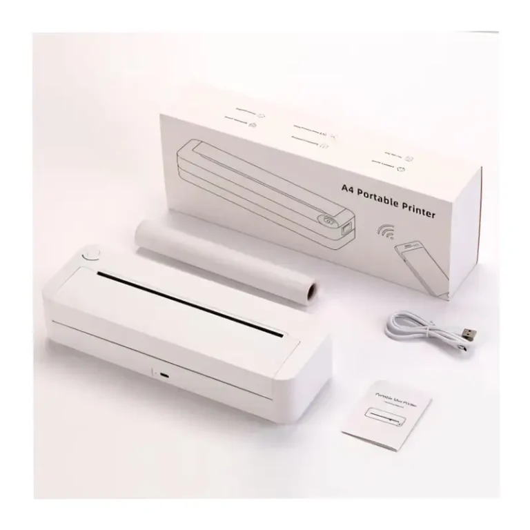 A4 Portable Thermal Printer | Wireless Bluetooth Printing