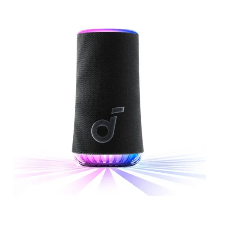 Soundcore By Anker Glow Portable Bluetooth Speaker 30W 360° Sound, Radiant LED Light Show, IP67 Waterproof, PartyCast 2.0, 18-Hour Playtime