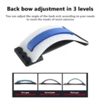 Adjustable Lumbar Back Stretcher & Acupressure Massager