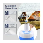 Portable Camping Shower Pump – Rechargeable Outdoor Shower Head Sprayer