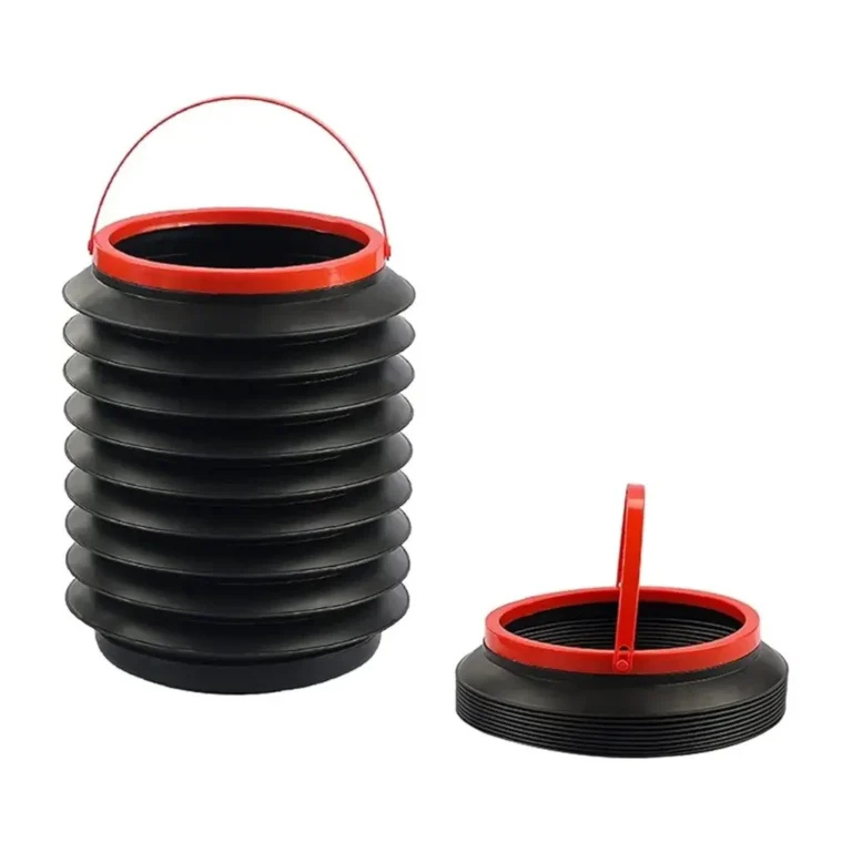 Car Folding Bucket Trash Bin 4L Collapsible Waterproof Car Garbage & Storage Container
