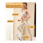 Stair Climber Stepper – Folding Vertical Climber Cardio Exercise Machine with LCD Monitor