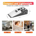 Door Stop Alarm Security Door Stopper 125dB Anti-Theft Alarm