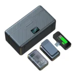 Green Lion GM-90X Wireless Type-C Microphone – 360° Omnidirectional Condenser Mic with Noise Cancellation