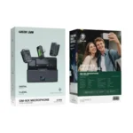 Green Lion GM-90X Wireless Type-C Microphone – 360° Omnidirectional Condenser Mic with Noise Cancellation