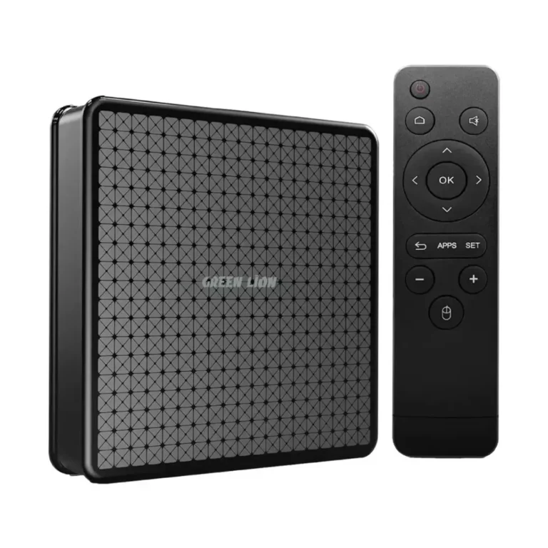 Green Lion 4k Android TV Box Quad-Core , GB , 16GB, Dual Wi-Fi, Bluetooth , HDMI with Remote Control