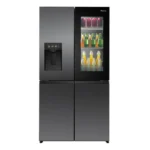 Hisense 780L PureView Knock Knock Inverter Refrigerator RQ-78WC4SA Four Door French Door Fridge, Wi-Fi Smart Touchscreen, Ice Maker & Water Dispenser