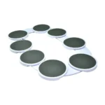 Lazy Susan Turntable Rotating Serving Tray 360° Rotation, Expandable 8-Plate Design