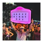LED Club Bottle Presenter Luminous Bottle Service Sign Board with Color