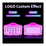 LED Club Bottle Presenter Luminous Bottle Service Sign Board with Color