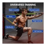 11pcs Resistance Band Fitness Set – Full Body Home Training Kit Exercise Bands