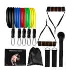 11pcs Resistance Band Fitness Set – Full Body Home Training Kit Exercise Bands