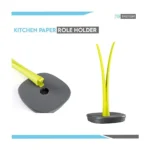 Kitchen Paper Roll Holder – Anti-Slip Weighted Base Stand for Paper Towels