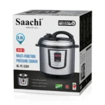 Saachi NL-PC-5304 4.0L Electric Multi-Function Pressure Cooker with Steamer 10 Programs, Slow Cook, 800W