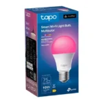 TP-Link Tapo L535E Smart Wi-Fi Light Bulb, Multicolor, E27 LED, 1055 Lumens, Voice & App Control, Dimmable, 25,000 Hr Lifespan