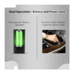 Portable Digital Tire Inflator 150 PSI Mini Air Compressor